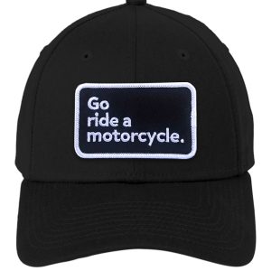 'Go ride a motorcycle' New Era Stretch Cotton Cap