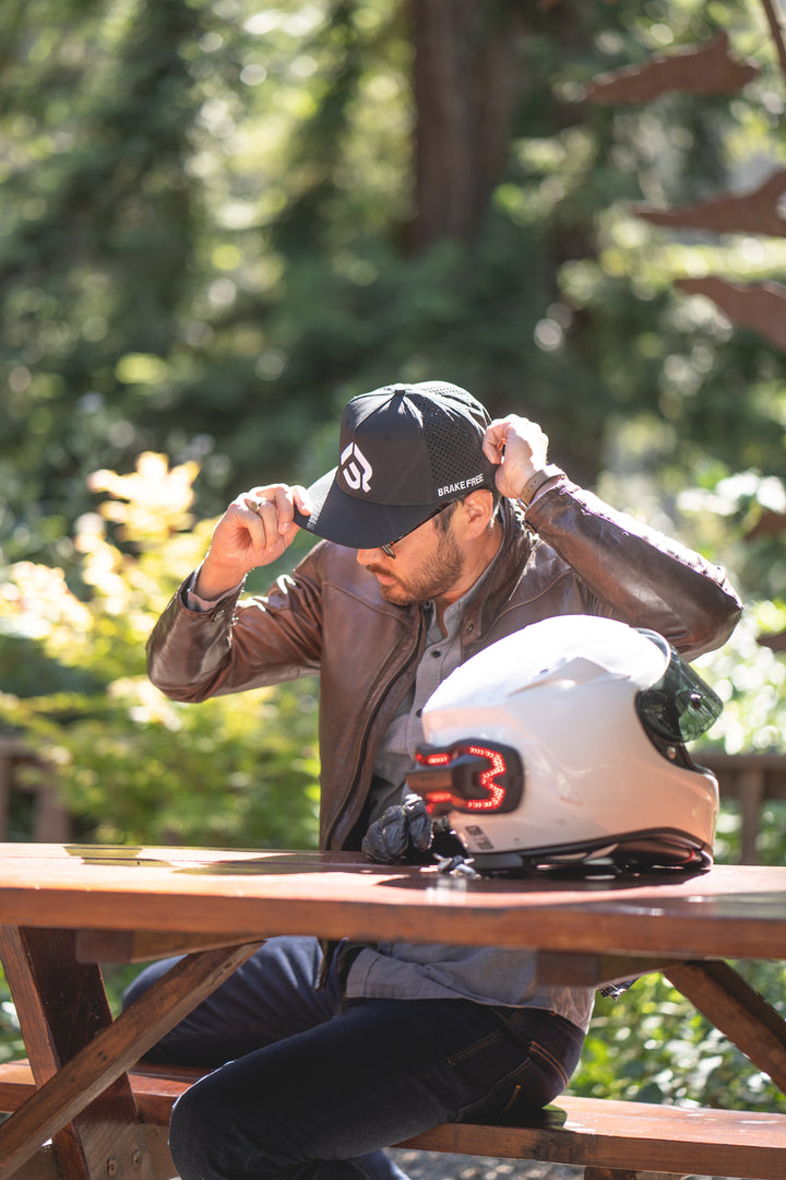 Brake Free Hat - White Stitching