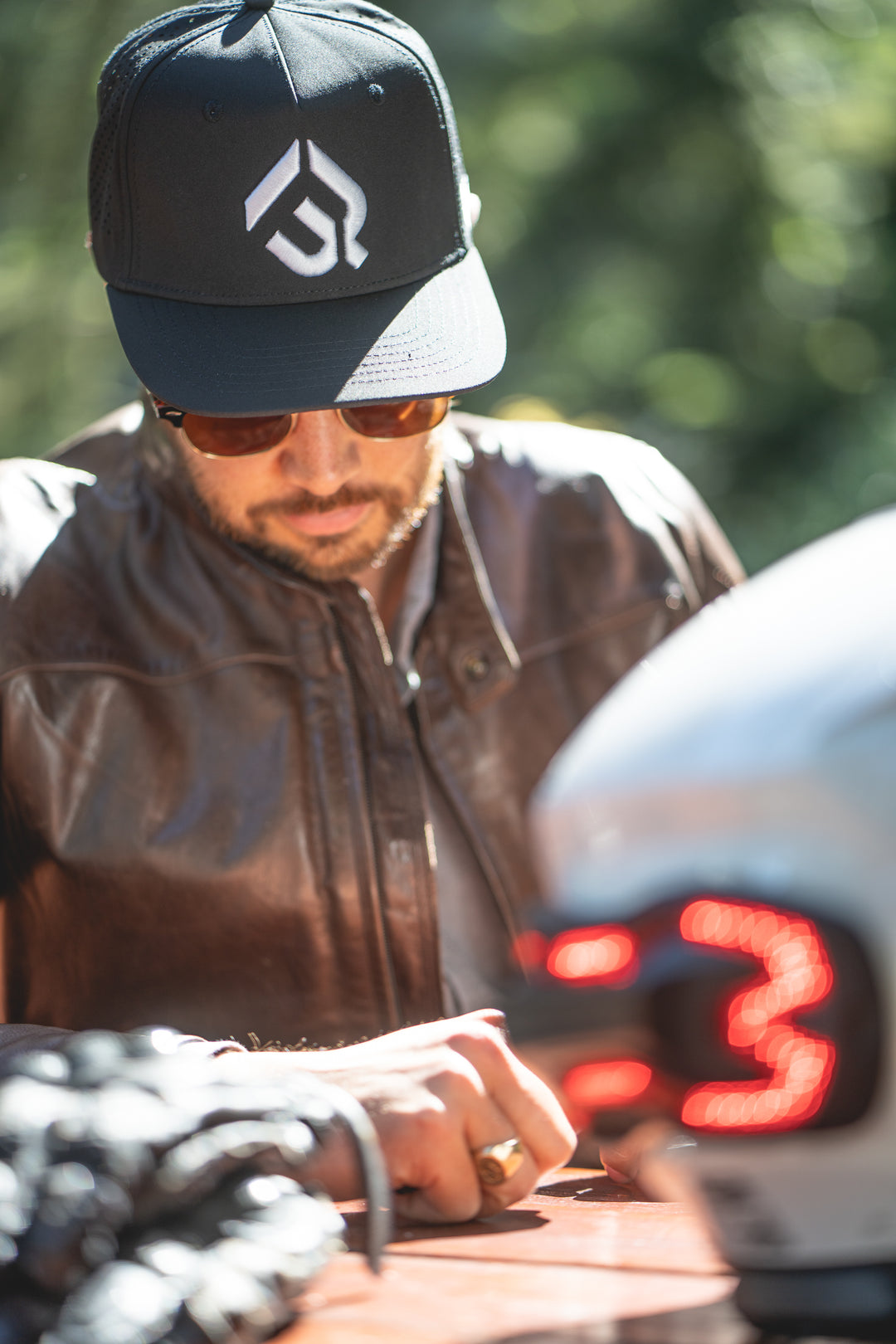 Brake Free Hat - White Stitching