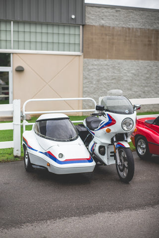 Motorcycle and sidecar at BMW MOA's Rhythm & Rides Reunion