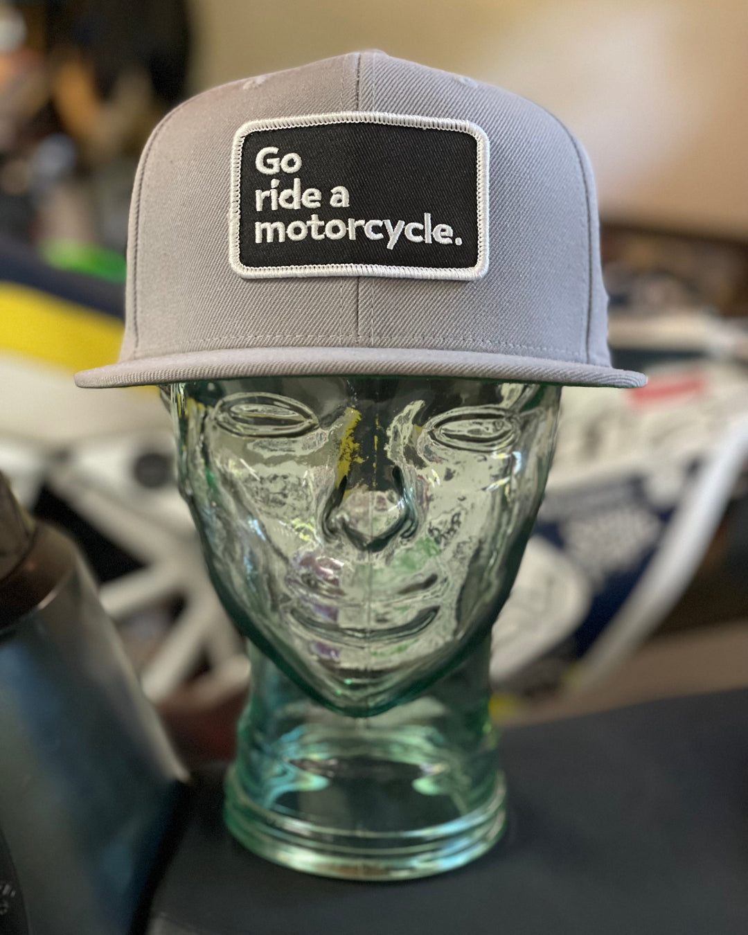 "Go ride a motorcycle" Premium Snapback Hat