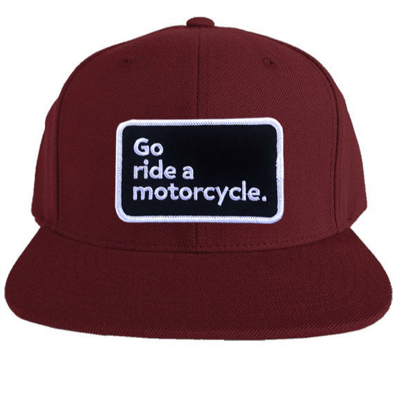 "Go ride a motorcycle" Premium Snapback Hat