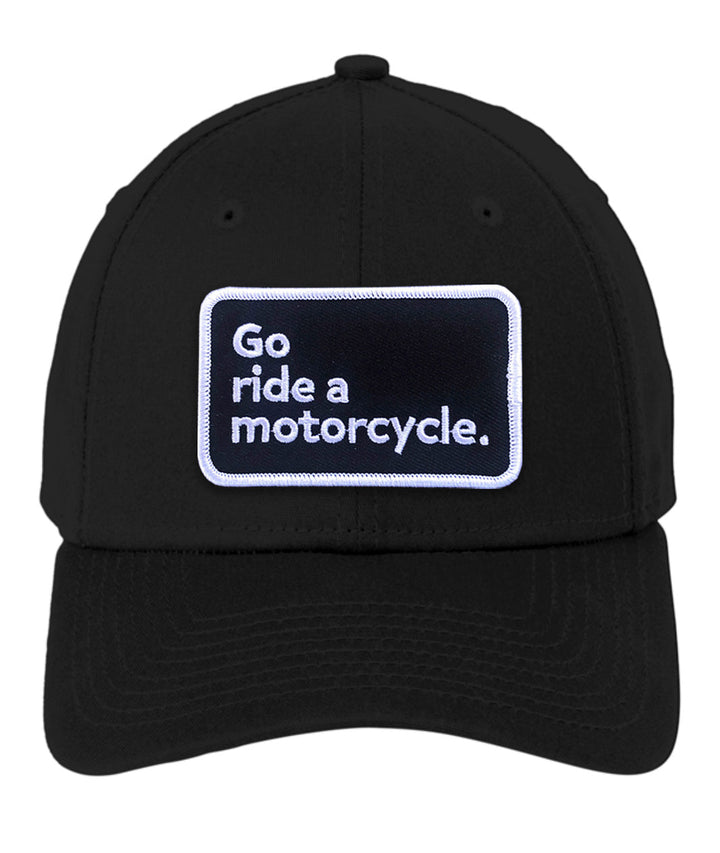 'Go ride a motorcycle' New Era Stretch Cotton Cap