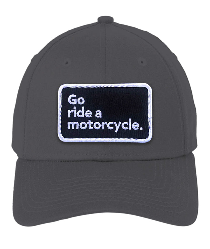'Go ride a motorcycle' New Era Stretch Cotton Cap