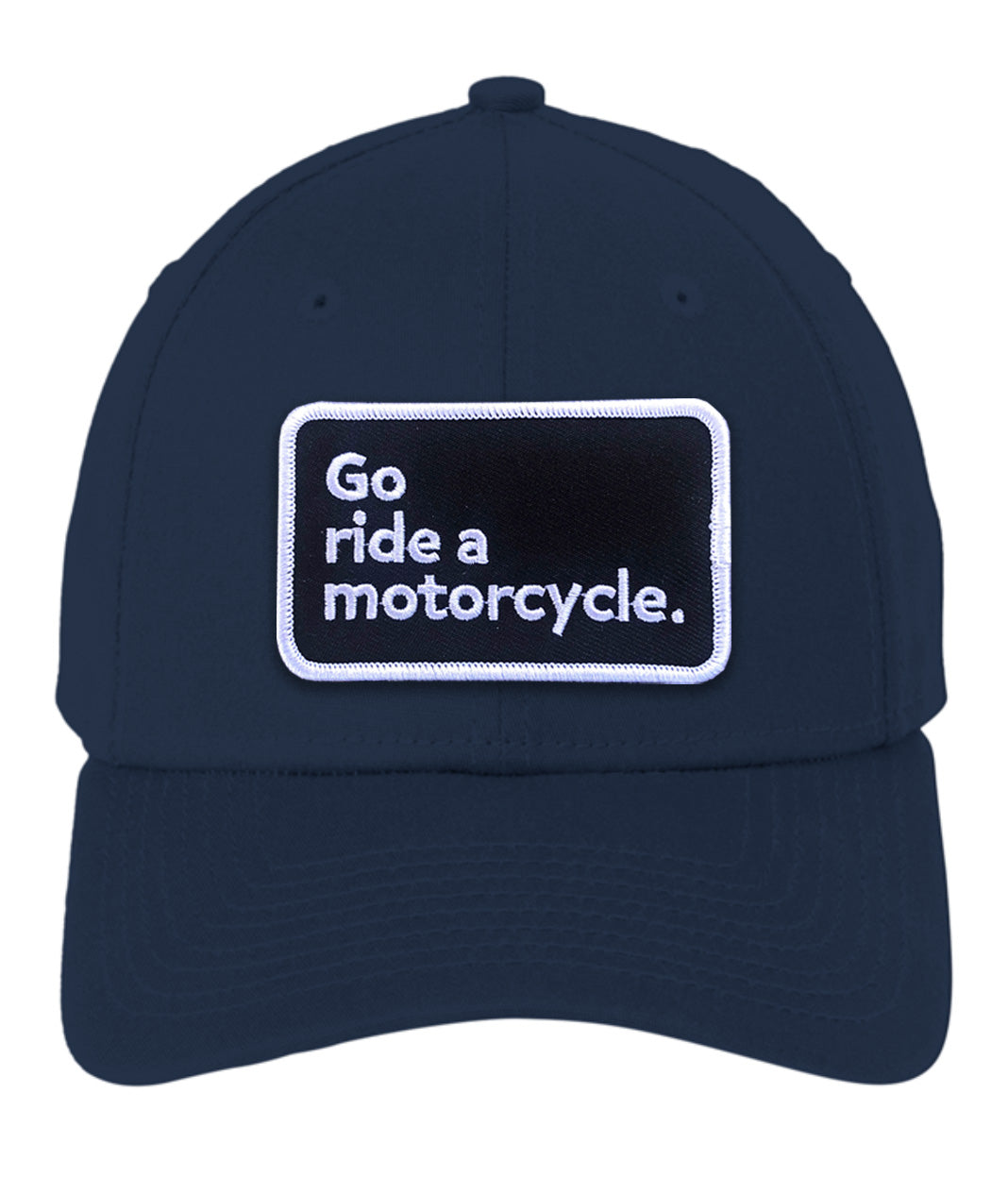 'Go ride a motorcycle' New Era Stretch Cotton Cap
