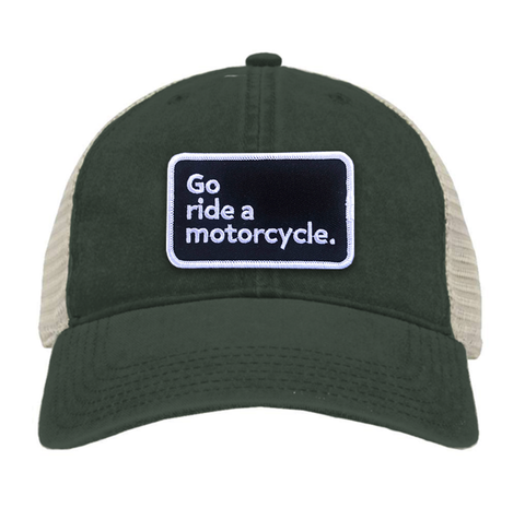 Go Ride a Motorcycle hat