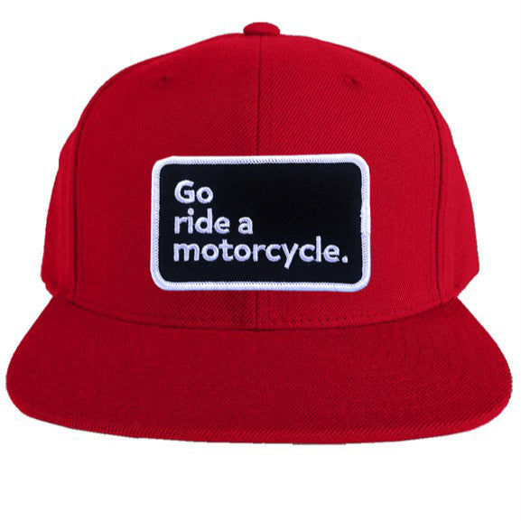 "Go ride a motorcycle" Premium Snapback Hat